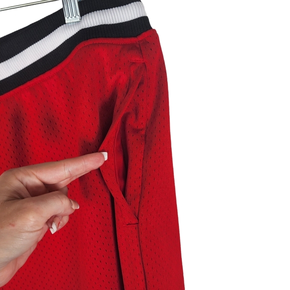 CSG Mens 2XL Basketball Shorts Pockets Pull On Tie Waist Drawstring Thick Waist - Picture 2 of 7